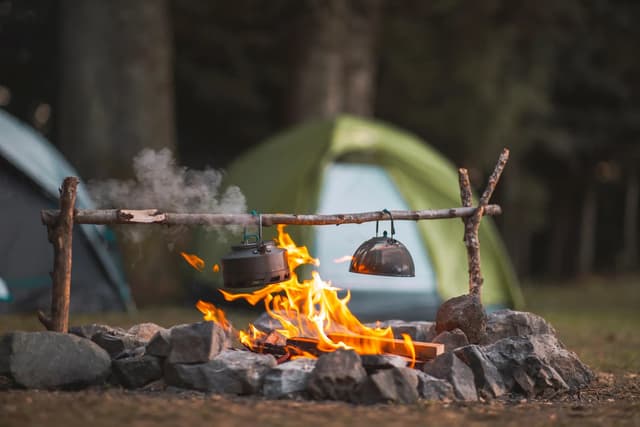 Night Campfire 