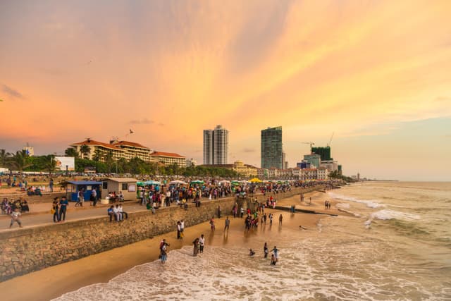 Sunset Beach Bustle