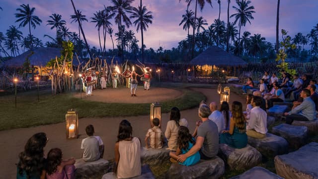 Cultural show at resort