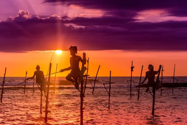 Stilt fishermen